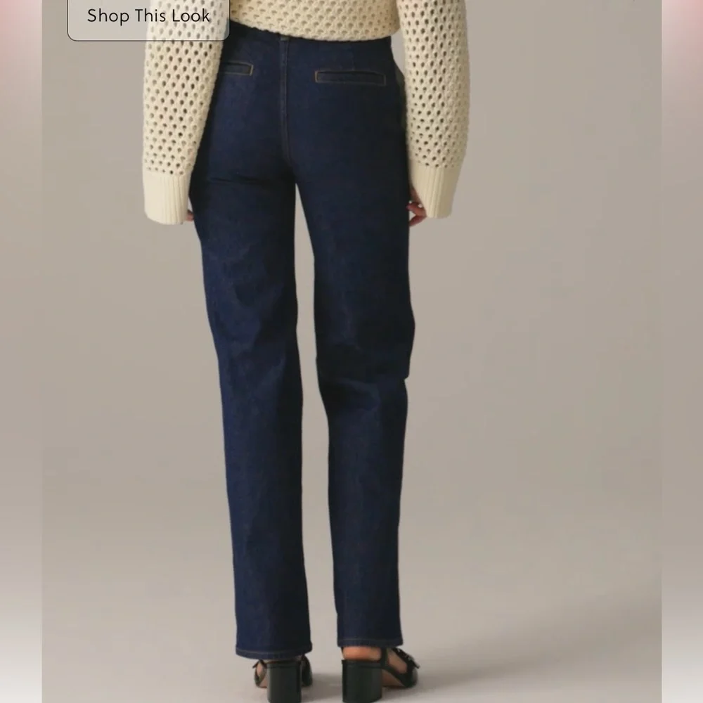 J.Crew Slim-wide Full Length resin rinse sz 24 NWTS $158